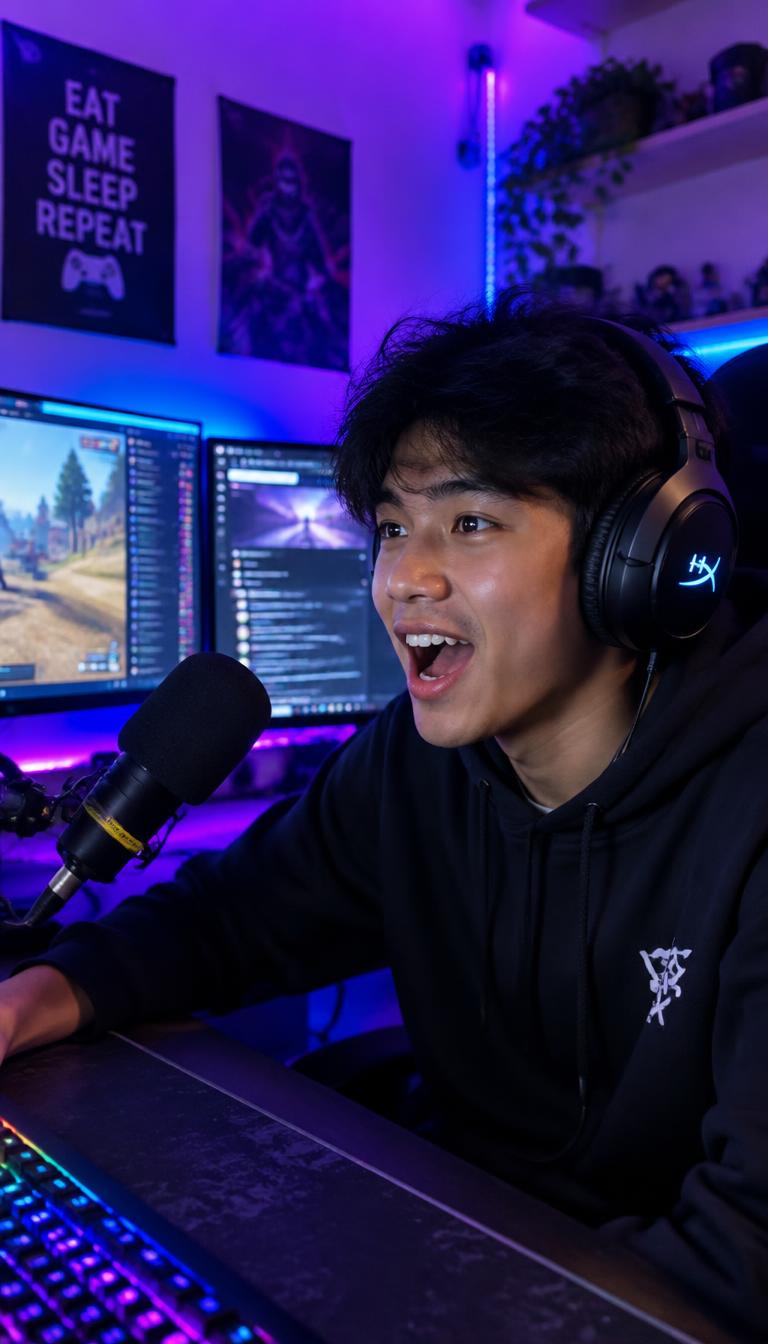 Foto AI streamer game
